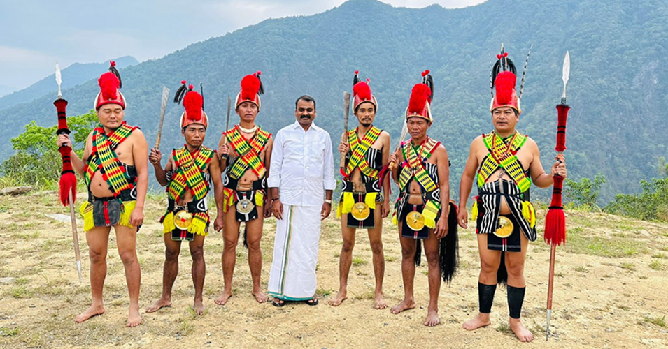 Union Minister of State (MoS) Dr L Murugan visited Avangkhu in Phek district 