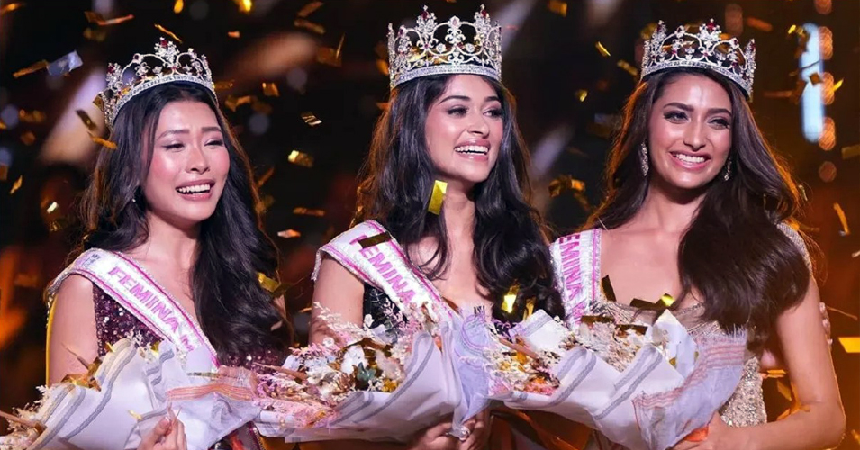 Nandini Gupta crowned Femina Miss India 2023 in Imphal