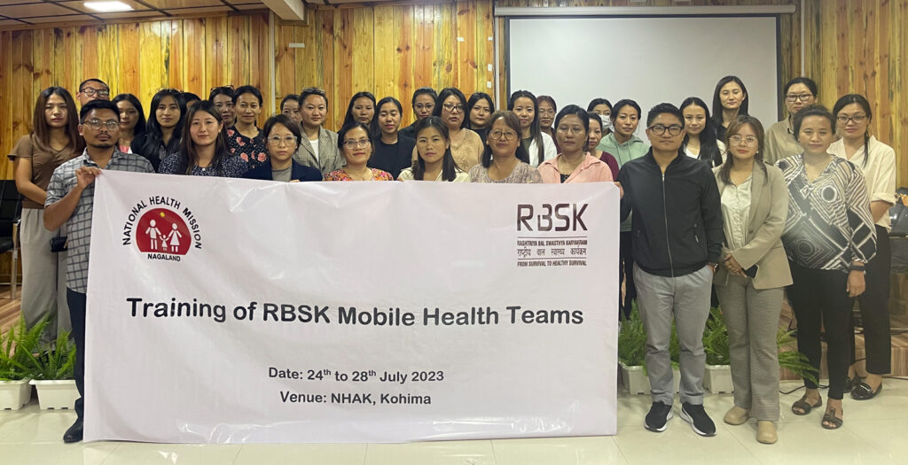 Modular training for RBSK Mobile Health Team members conducted at NHAK