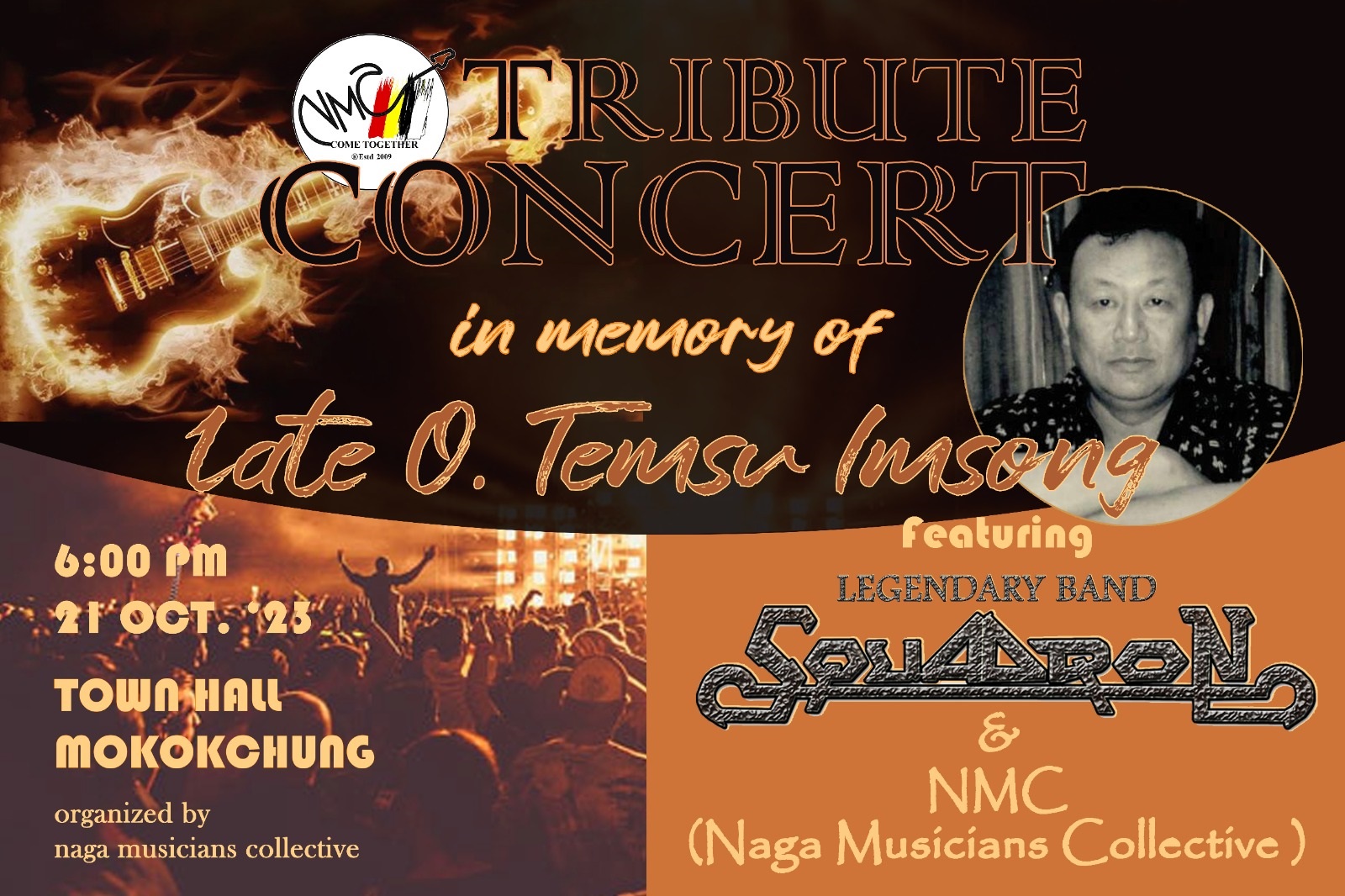 Legendary Band Squadron to Headline Tribute Concert 
Honoring Late Musician O Temsu Imsong