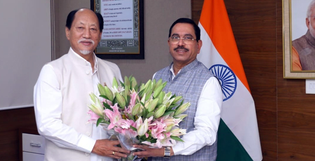 CM Rio holds high-level meetings with union ministers to boost Nagaland’s mineral and urban development sectors