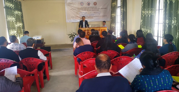 ESI and EPFO benefits held in Mokokchung Awareness Camp