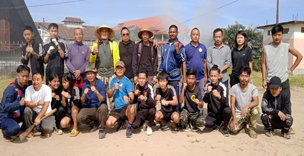 MDMAA cleanup Mokokchung Imkongmeren Sports Complex