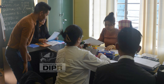 Wangpang Konyak of Nationalist Democratic Progressive Party (NDPP) filing his Nomination