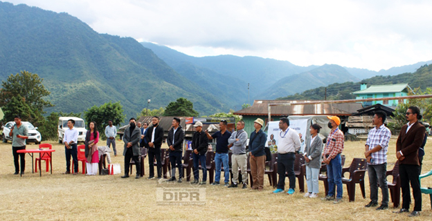 Along with Mokokchung and Dimapur, ‘Vikshit Bharat Sankalp Yatra’ was launched at Local Ground,Tuensang Village.