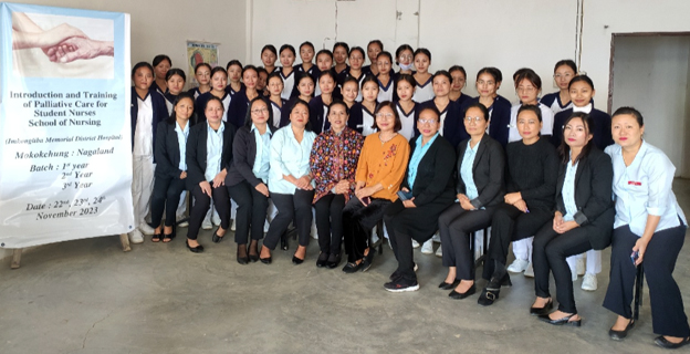 Training on palliative care for students of IMDH Mokokchung