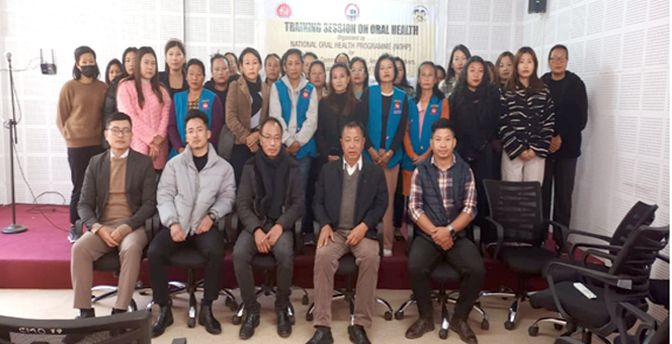 Mokokchung Health workers trained on oral health