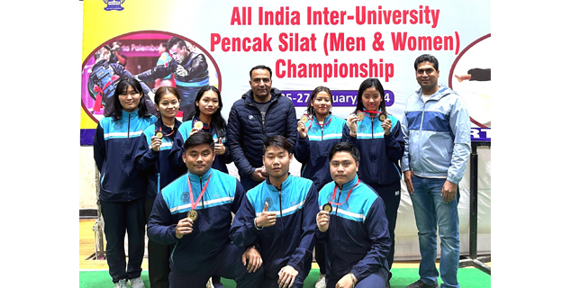 Pencak Silat Team representing Nagaland