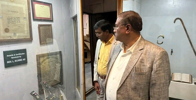 Faggan Singh Kulaste also stopped over at Impur Mission Center and visited the ABAM Heritage Museum.