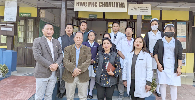 NSHRC visits healthcare facilities in Kohima and Tseminyu
