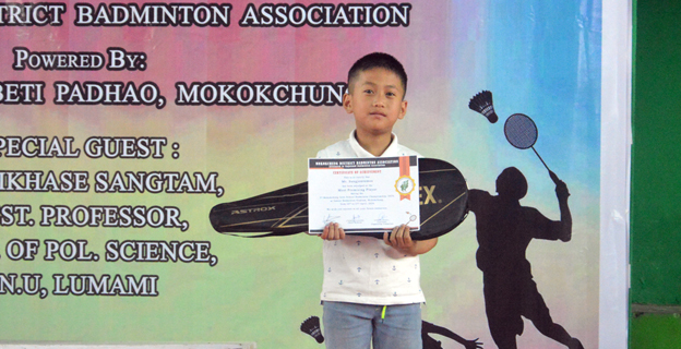 badminton mokokchung boy