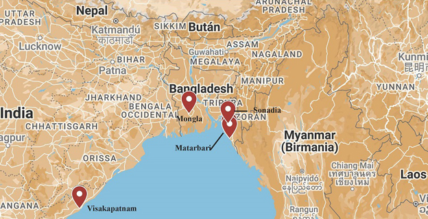 According to reports, Japan has long been involved in building the Matarbari deep-sea port in Bangladesh. The Matarbari deep-sea port is envisaged to be a trade gateway for the landlocked Northeast India.