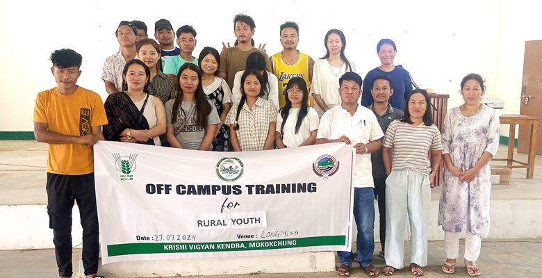 KVK Mokokchung trains Longmisa youth in sustainable agricultural practices