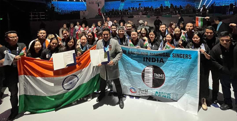 Nagaland Madrigal Singers Win Double Gold at World Choir Games 2024