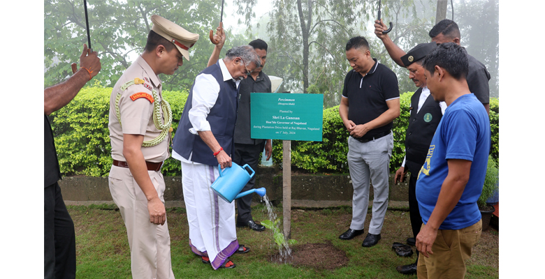 governor planting tree