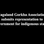 Nagaland Gorkha Association submits representation to government for indigenous status