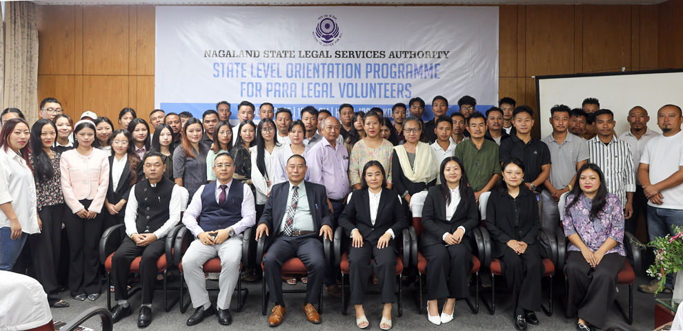 NSLSA holds state-level orientation for Para Legal Volunteers in Kohima