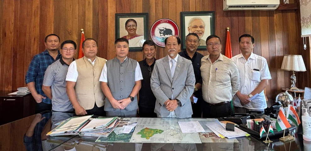 Dr T Ao Trophy 2025 organizing committee meets CM Rio ahead of tournament