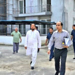 Dy CM Y Patton reviews construction of Nagaland House Complex in Delhi
