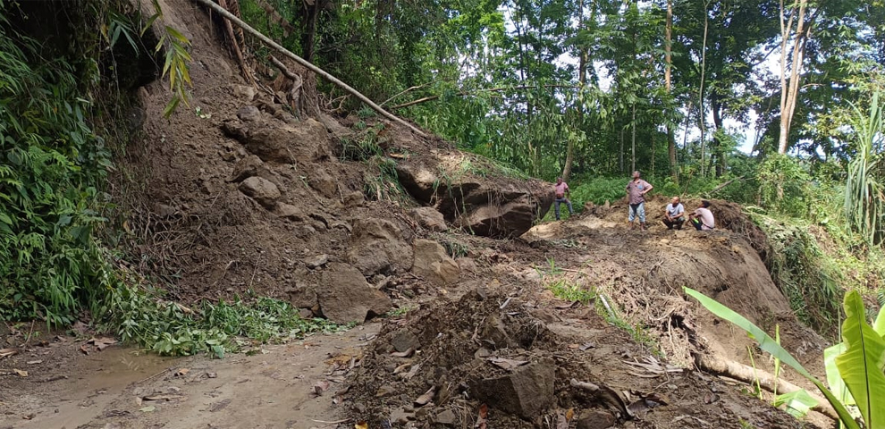 Landslides sever Japukong route, cutting off Longchem Block from Mangkolemba