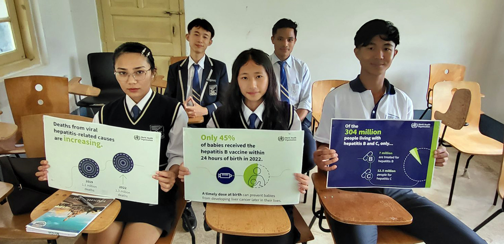 Mokokchung: Jubilee Memorial College observes World Hepatitis Day