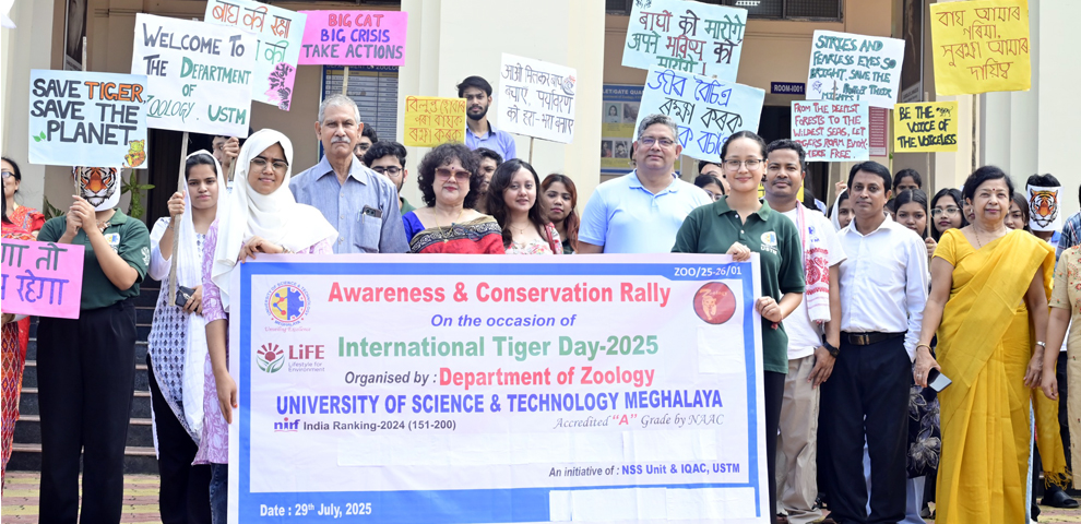 USTM marks International Tiger Day with awareness drive on conservation
