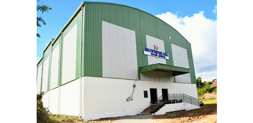 A new multipurpose hall was inaugurated at Chalietsüdi, Sechü (Zubza) on 29 July