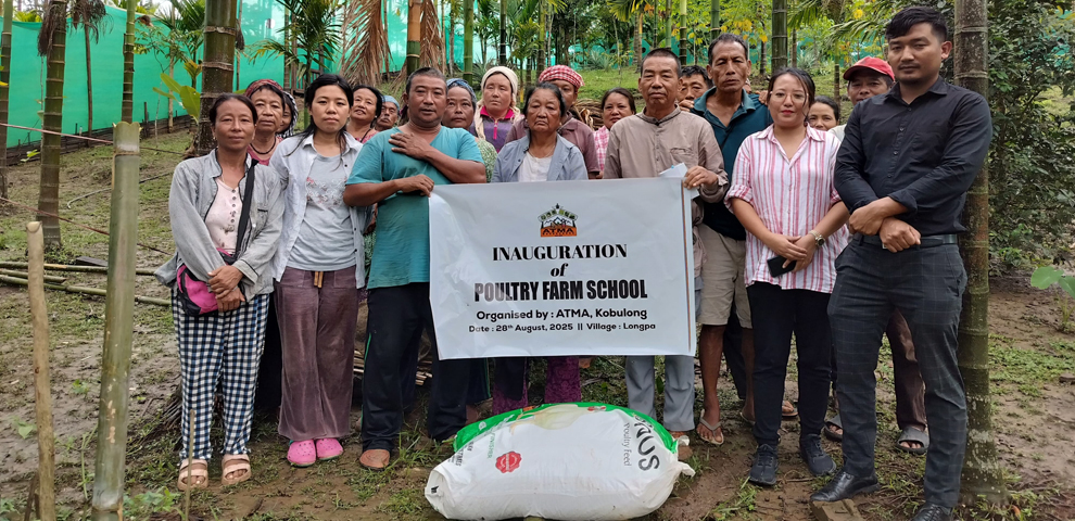 ATMA Kobulong Block launches poultry farm school and vaccine training at Longpa village