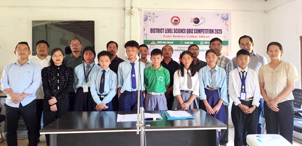 District-Level Science Quiz Competition 2025 held in Meluri