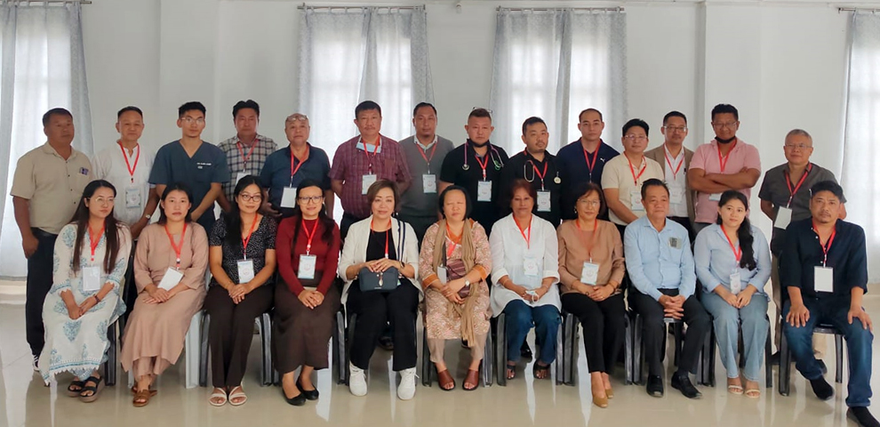Doctors who led the first day of the free multispecialty health camp at Impur Christian Hospital, Mokokchung, on Friday, August 29, organized by Mopungchuket Baptist Church.