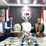 The Konyak Union delegation with Nagaland Chief Minister Neiphiu Rio at his office in the State Secretariat, Kohima, on August 29.