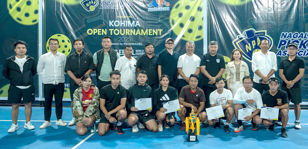 Kohima Open Pickleball Tournament 2025 showcases Nagaland’s rising talent