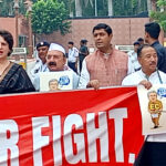 MP Supongmeren Jamir raises delay in Dimapur–Tizit railway project in Parliament, joins protest against electoral roll revision
