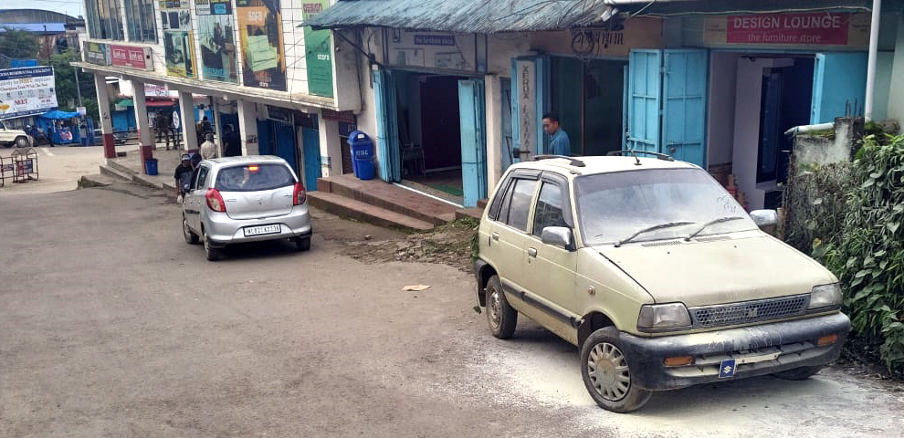 car on fire Mokokchung