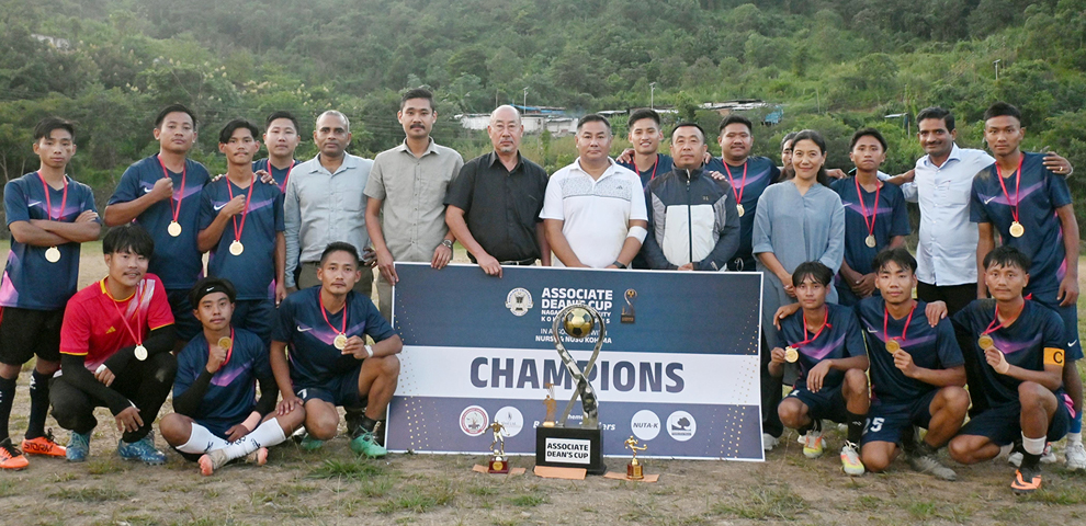 Associate Dean’s Cup 2025 finale held at Nagaland University’s Kohima Campus