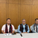 Members of the CoRRP addressing the media after setting September 30 as the deadline for the Reservation Review Commission.