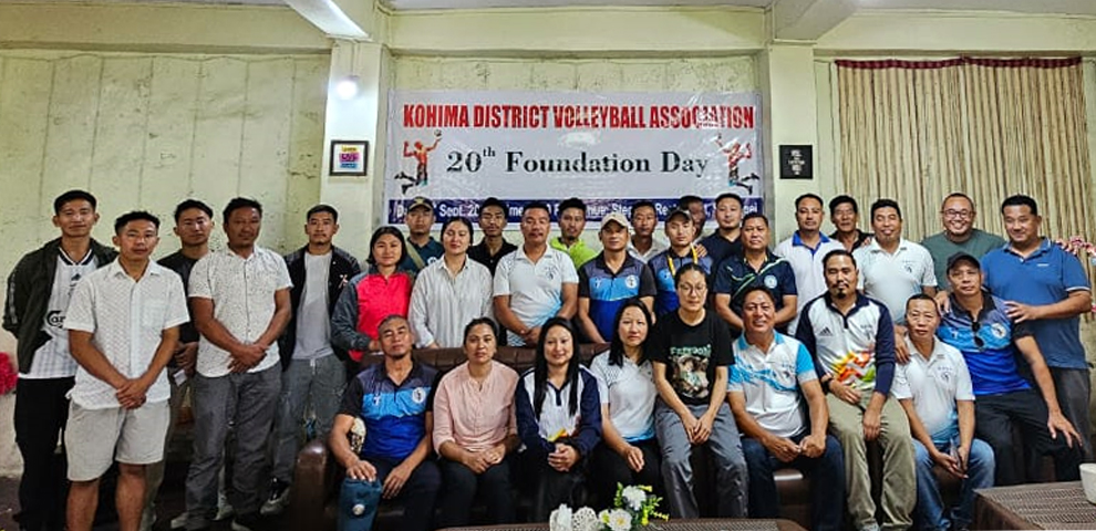 Kohima District Volleyball Association celebrates 20th Foundation Day