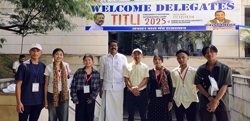 Nagaland JBM team participates in Titli 2025 Children’s National Integration Camp in Jaipur