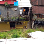 Landslide blocks road, threatens house at Penli Ward, Mokokchung