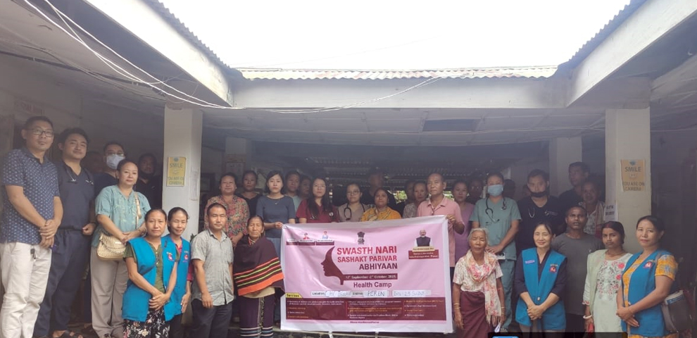 Swasth Nari Sashakt Parivar Abhiyan Special Camp held at CHC Jalukie