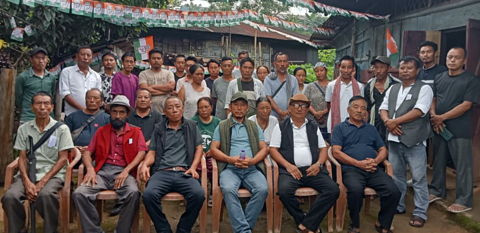 Village Congress Committee treasurer dedication program held at Chare Town