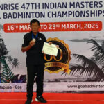 Adding to his medal tally at the 2025 Indian Masters Veteran Badminton Championship, Bendang Jamir says that ‘health is the biggest prize’.