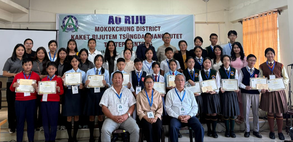 13-year-old Vikali Awomi wins inter-school Ao Spell Bee from GMS Marepkong