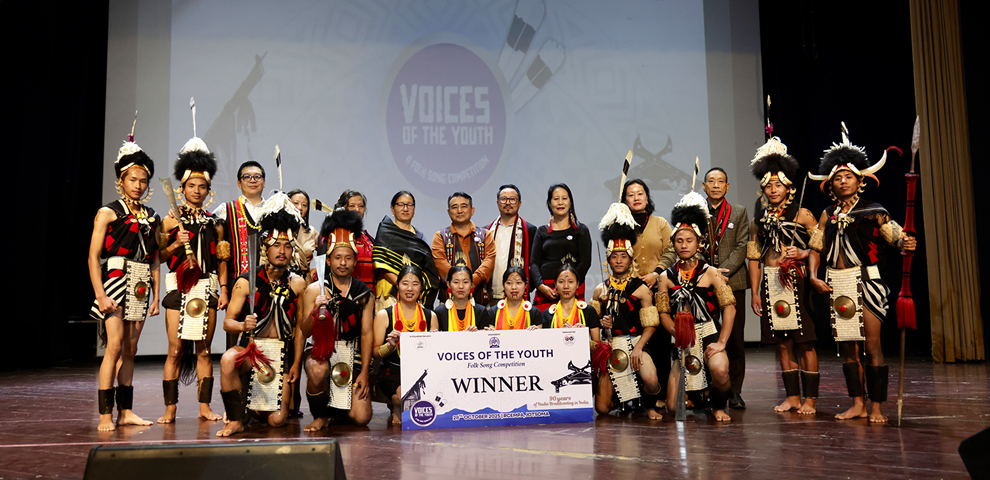 Akashvani Kohima hosts ‘Voices of the Youth’ Folk Song Competition, commemorating 90 years of broadcasting