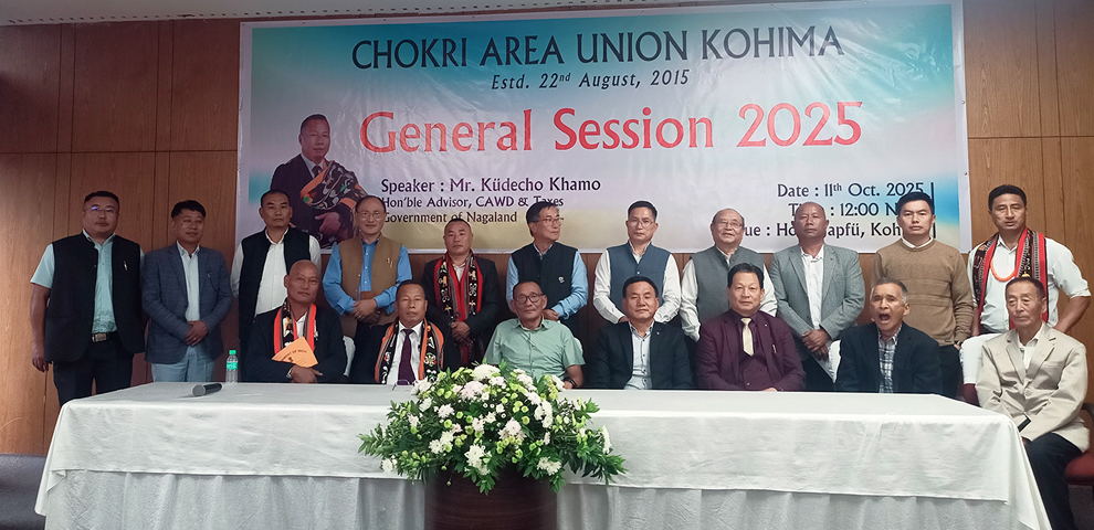 Chokri Area Union Kohima holds General Session 2025
