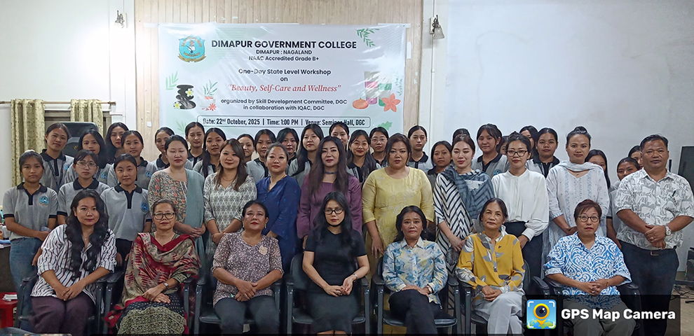 Dimapur Government College holds state-level workshop on beauty, self-care and wellness