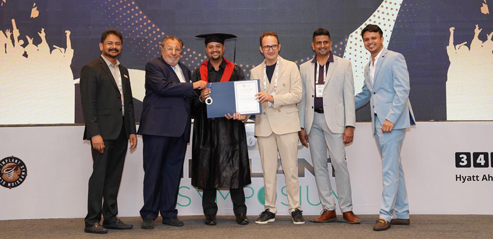 Dr Pratim Talukdar becomes first dental surgeon from NE to earn GCOI Mastership