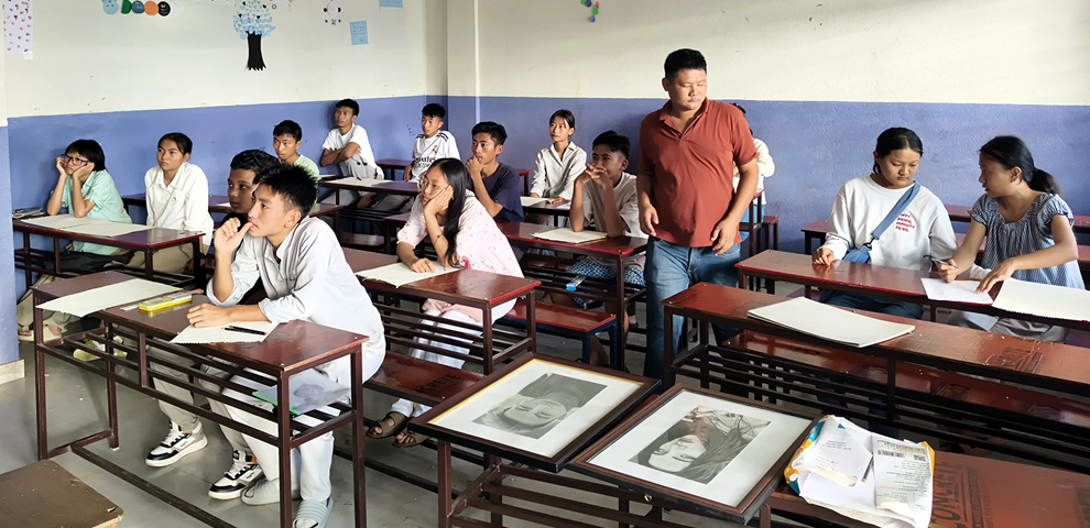 Kiphire: First ever hyper-realistic pencil sketch workshop held at Agape HSS