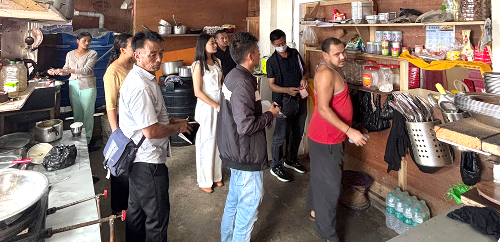 Food Safety Task Force conducts inspection in Kohima; One restaurant faces suspension