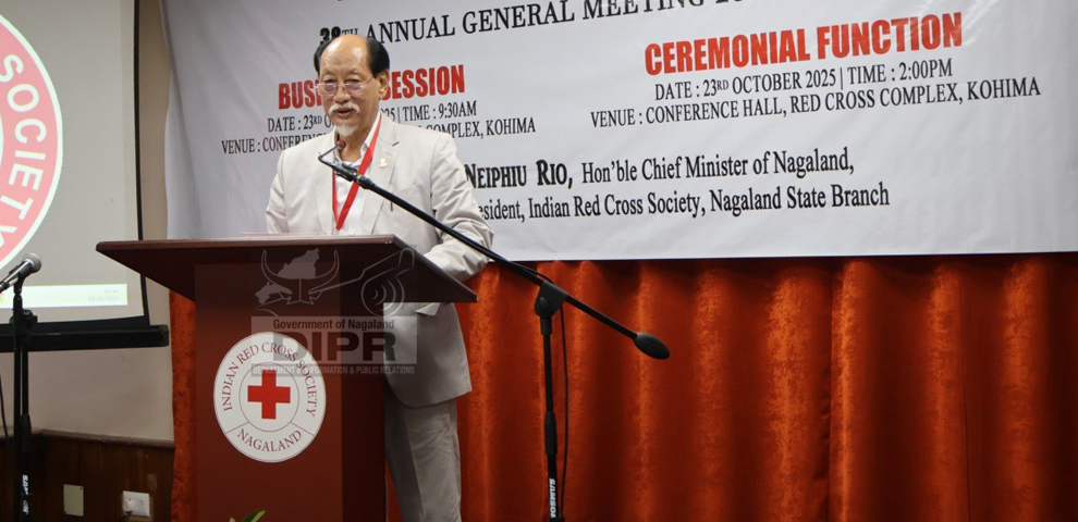 Indian Red Cross Society Nagaland holds 38th AGM, CM Rio praises volunteers’ service